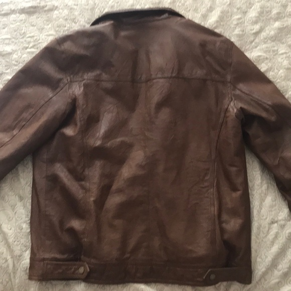 Black Rivet Leather Jacket - Picture 3 of 3